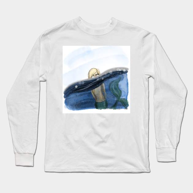 Mermay Day 5 Long Sleeve T-Shirt by hollydoesart